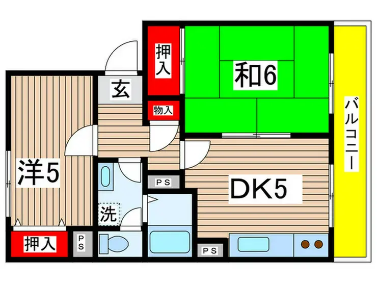 瑞光ハイツ 1階階 間取り
