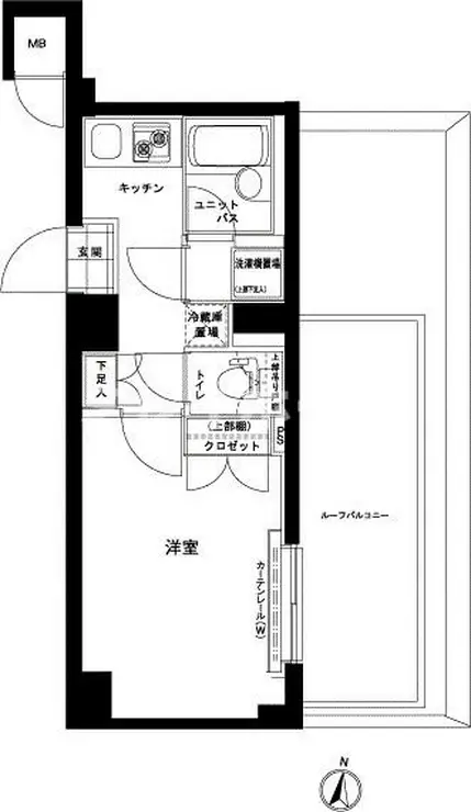 ルーブル大森山王弐番館 7階階 間取り