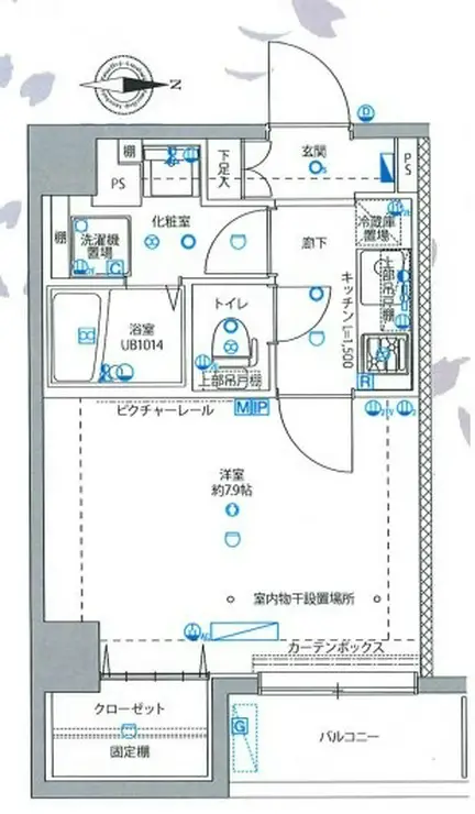 パティーナ本所吾妻橋 5階階 間取り