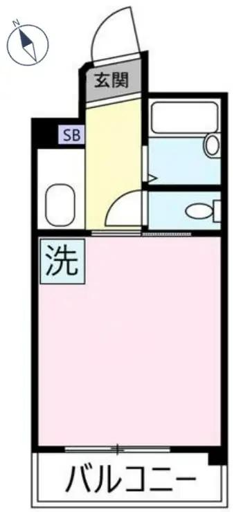 エルウイング立川二番館 3階階 間取り