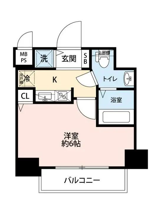 ロイヤルアメニティー西戸山 6階階 間取り