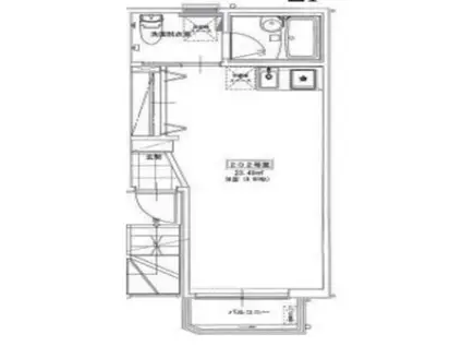 Rフォレスト成増(ワンルーム/2階)の間取り写真