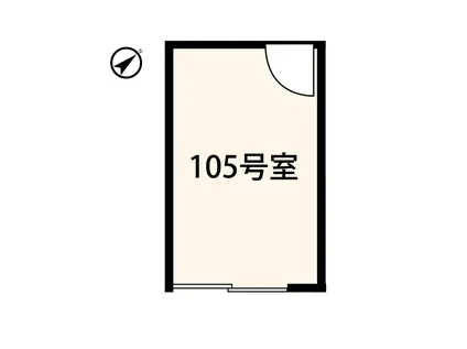 アントワーヌ三園(ワンルーム/1階)の間取り写真