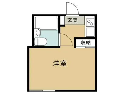 サンドビレッジ小平(1K/2階)の間取り写真