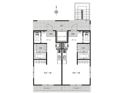 TMAA(1K/1階)の間取り写真