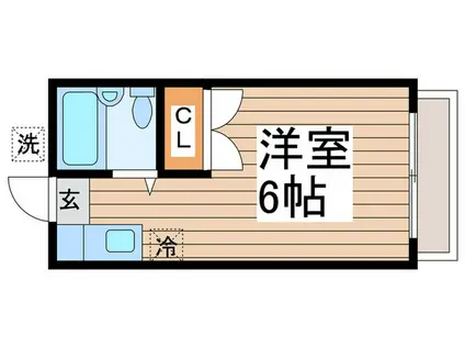 第3光コーポ(ワンルーム/1階)の間取り写真