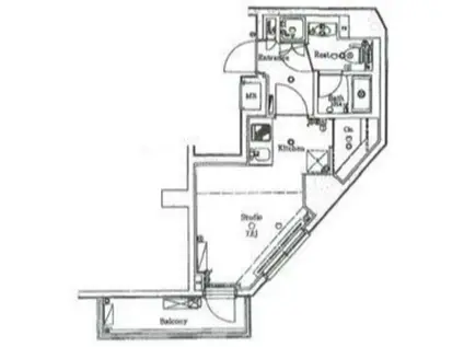 REFAYS AYASE(ワンルーム/2階)の間取り写真