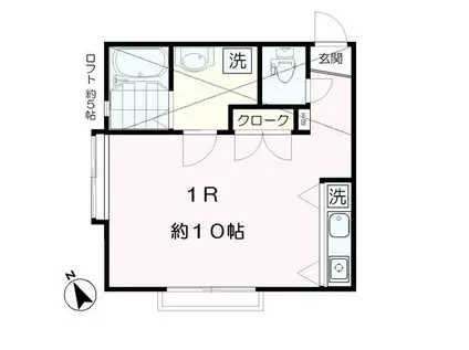 JUNHOUSE(ワンルーム/2階)の間取り写真