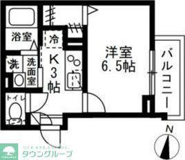 エスプリ(1K/2階)の間取り写真