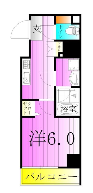 ラフィスタ大師前3(1K/7階)の間取り写真