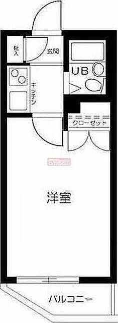ダイホープラザ千駄木(1K/6階)の間取り写真