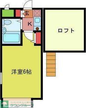 シティパレス上広谷(1K/1階)の間取り写真