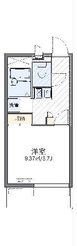 レオパレスすず(1K/2階)の間取り写真