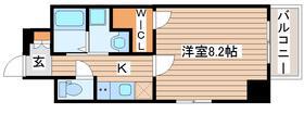リーフ宮城野(1K/2階)の間取り写真