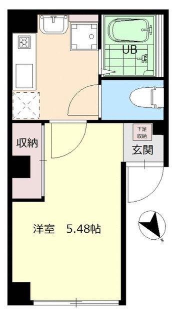 PREMIUM RESIDENCE MINOWA(1K/3階)の間取り写真