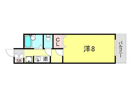 アクティ須磨浦(1K/1階)の間取り写真