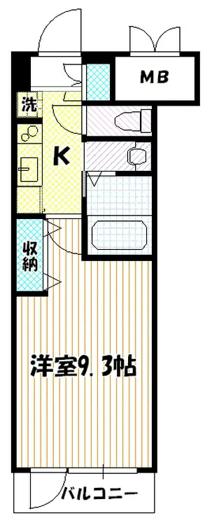 グリーンバレー唐木田 1階階 間取り