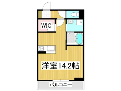 シャーメゾンT-FA(ワンルーム/1階)の間取り写真