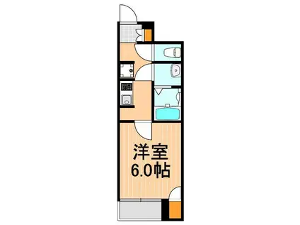 レオネクストSHISUI C棟(1K/1階)の間取り写真