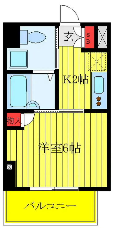 ステージファースト常盤台 3階階 間取り