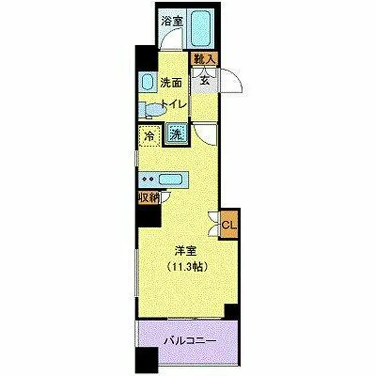 メゾンビスタ渋谷宇田川 2階階 間取り