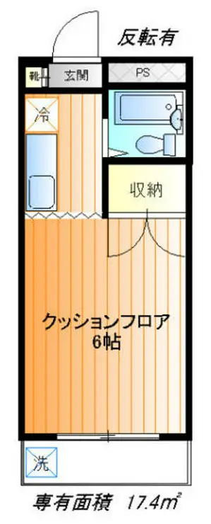ウエストリバー 3階階 間取り