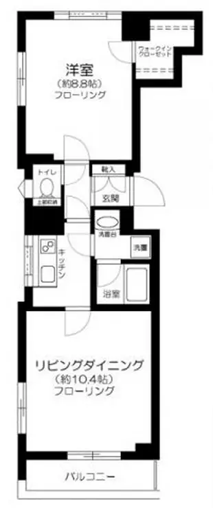 パレステュディオ銀座一丁目 13階階 間取り