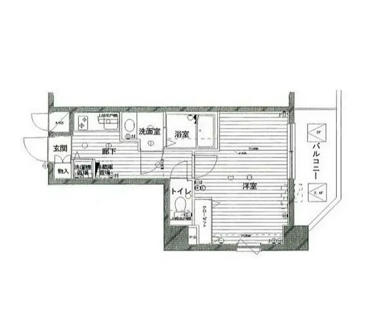 パークウェル白金 4階階 間取り