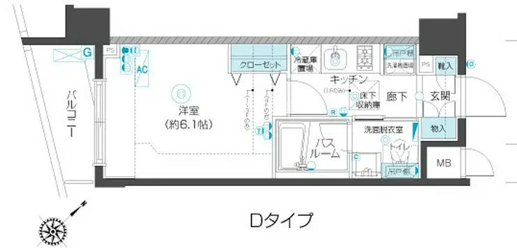 フェニックス練馬桜台 4階階 間取り