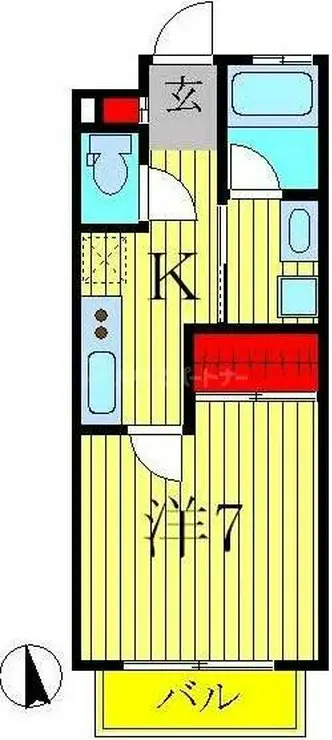デュオーラ豊四季 1階階 間取り