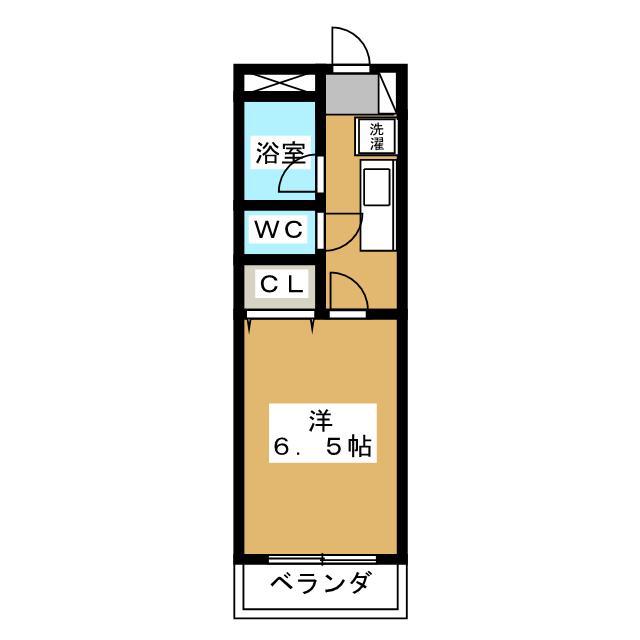 ハイム・セントブライ(1K/1階)の間取り写真