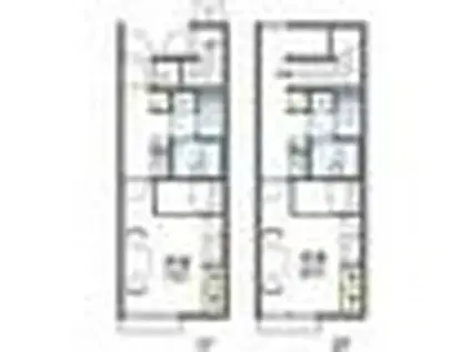 レオパレスサン ヒル(1K/1階)の間取り写真