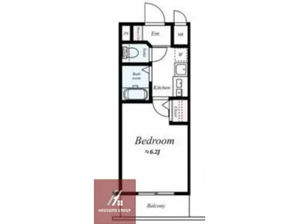 エスリード東天満第2(1K/7階)の間取り写真