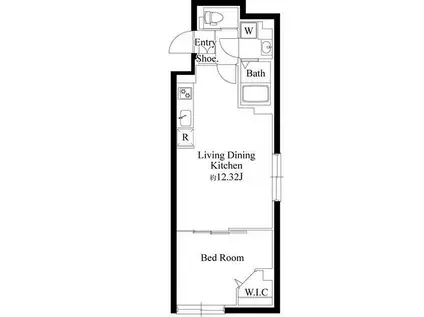 グランパセオ大岡山(1LDK/2階)の間取り写真