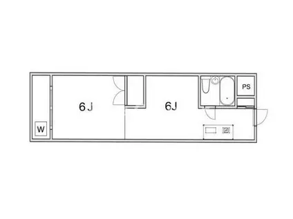 ラ・プレ大山(1DK/3階)の間取り写真