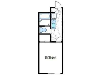 レオパレスさくら(1K/2階)の間取り写真