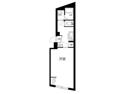 KI-FLAT永福町(1K/2階)の間取り写真