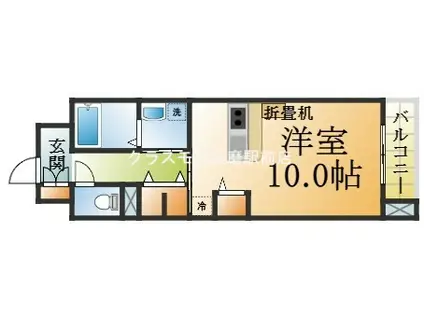 エトワール・フィクス(ワンルーム/2階)の間取り写真