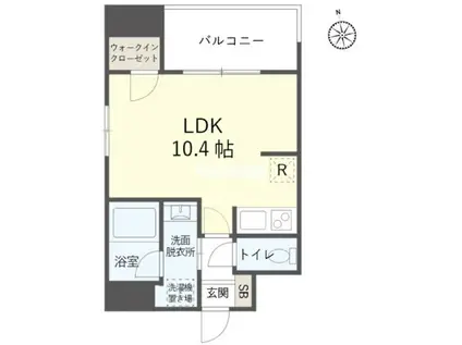 タワーズ香椎駅前(ワンルーム/5階)の間取り写真