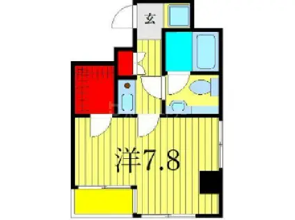 NOZY(1K/6階)の間取り写真