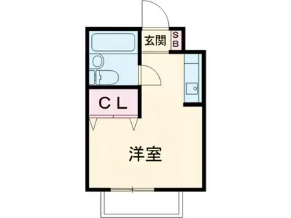 OMレジデンス姫路(ワンルーム/4階)の間取り写真