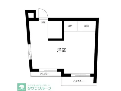 サカエダイホープラザ大塚(ワンルーム/2階)の間取り写真