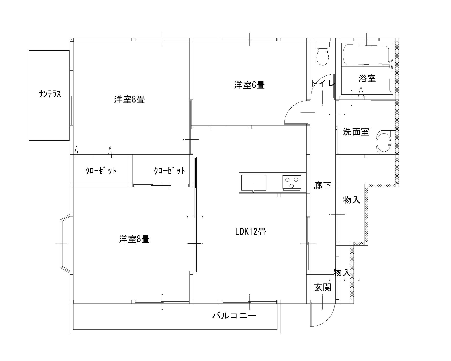 STEP-UP(3LDK/1階)の間取り写真