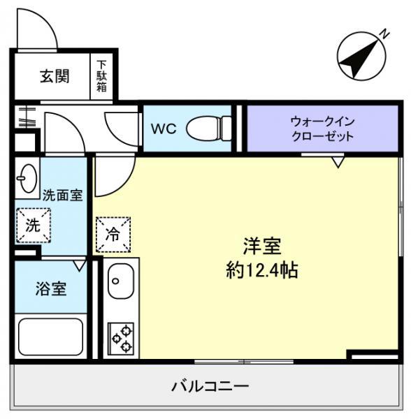 PREMIERE Y(ワンルーム/3階)の間取り写真