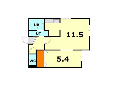 ヨンストーンズ北34(1LDK/3階)の間取り写真
