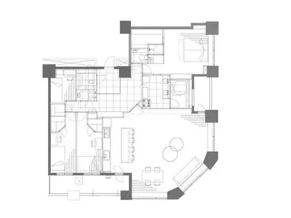 芝浦アイランド ケープタワー(4LDK/47階)の間取り写真