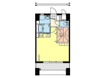 トライベッカ神宮(ワンルーム/2階)の間取り写真