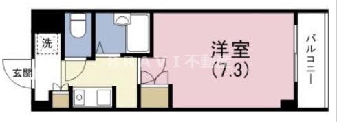 アーデン森之宮 (1K/6階)の間取り写真