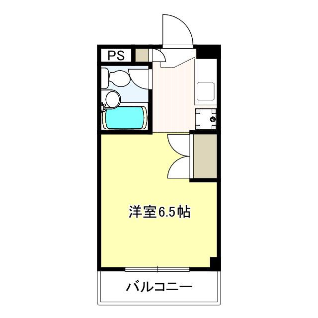 SBビル(ワンルーム/4階)の間取り写真