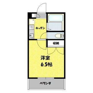 エクセレンス緑丘(1K/2階)の間取り写真